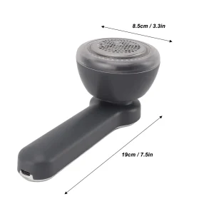 Lint Remover Fuzzs Trimmer Electric USB Rechargeable Grey Defuzzer With